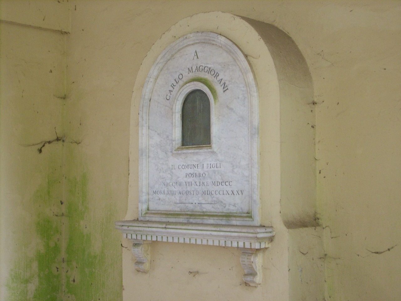 Carlo Maggiorani's tomb, Cimitero dei Cappuccini, Campagnano, Italy - 04.JPG